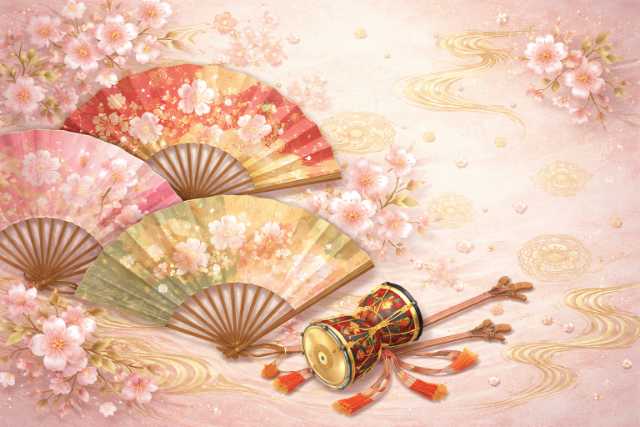 sakura-fan-drum